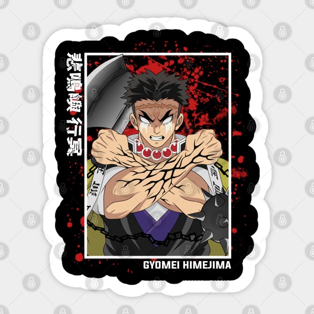 Gyomei Himejima - Demon Slayer Sticker by Otaku Emporium